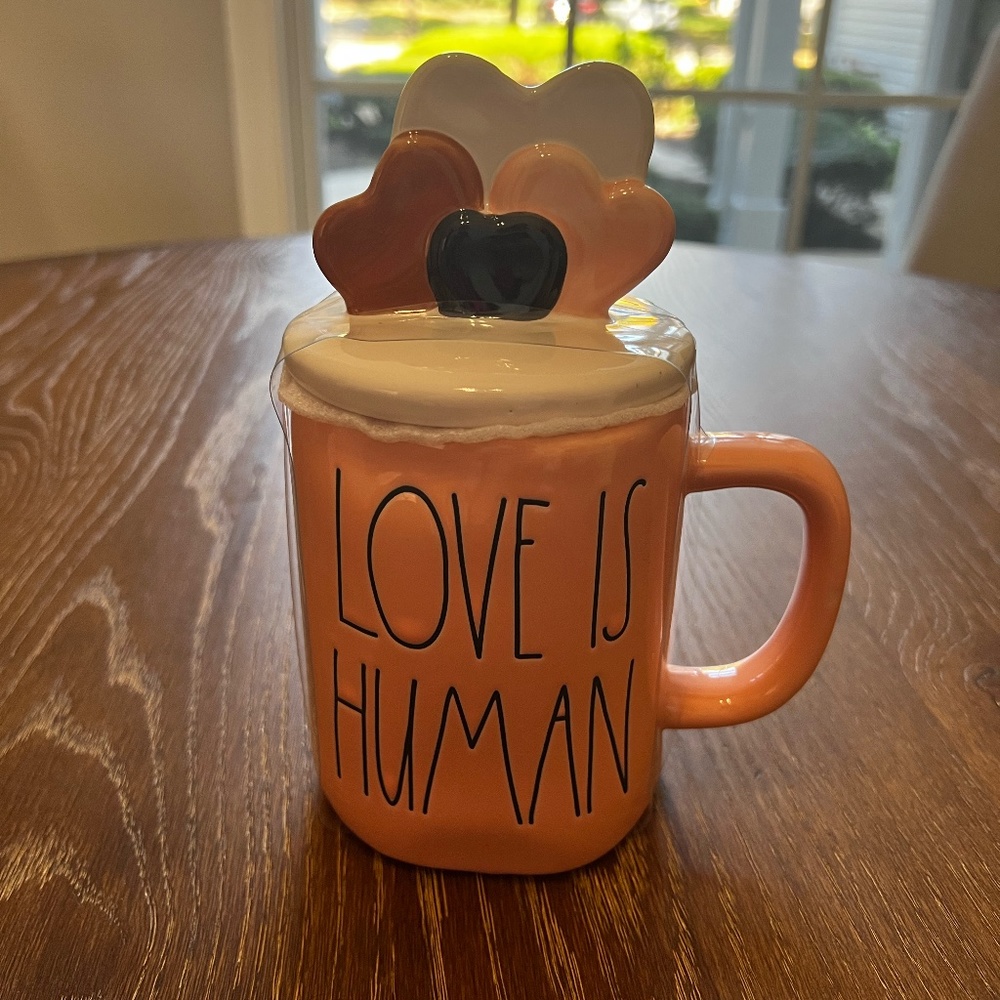 Rae Dunn Love is Human Mug
